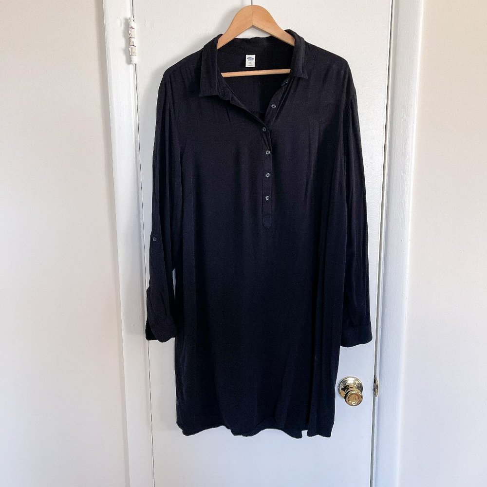 Old Navy Shirt Dress with Adjustable Sleeves